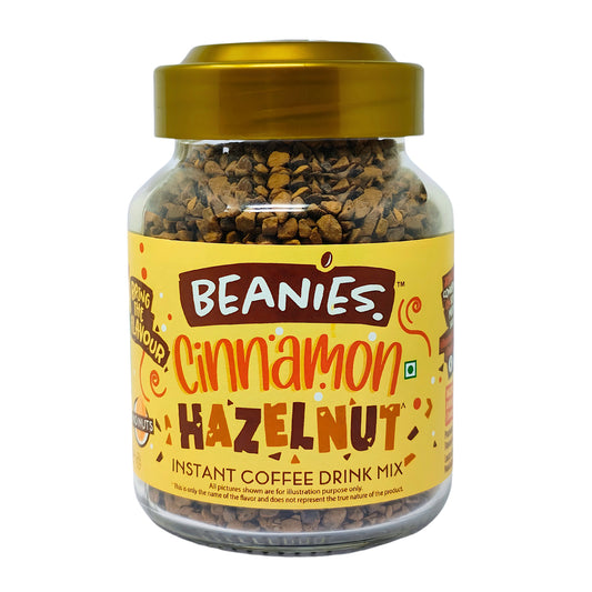 Beanies Cinnamon Hazelnut Flavor Instant Coffee, 50g
