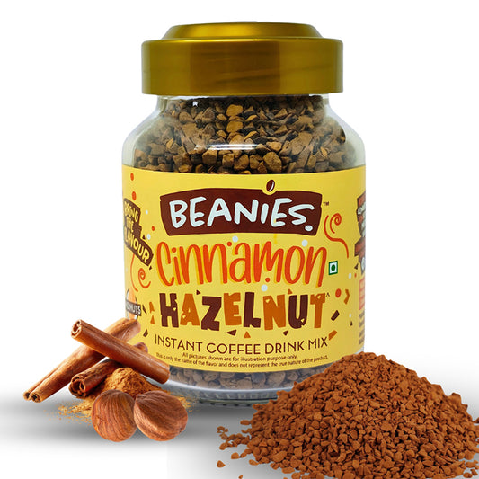 Beanies Cinnamon Hazelnut Flavor Instant Coffee, 50g