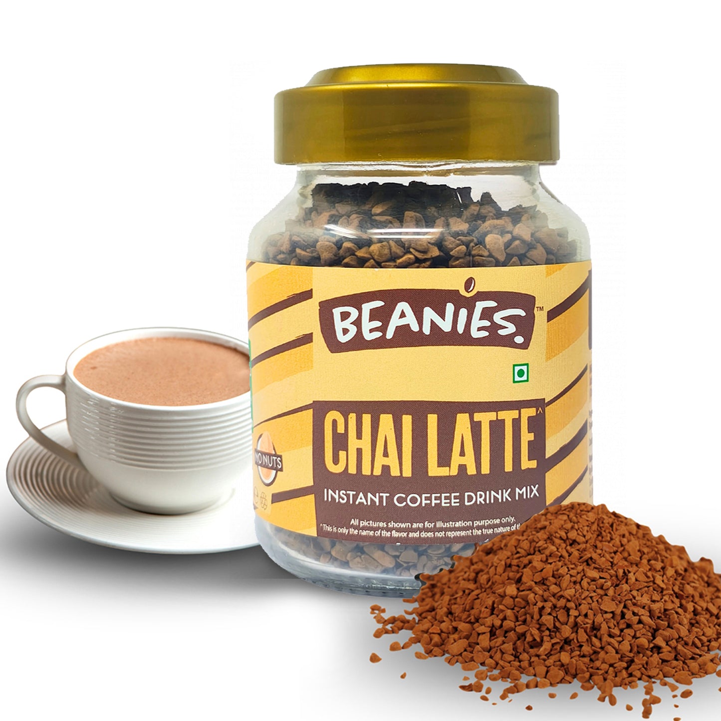 Beanies Barista Range - Chai Latte Instant Coffee, 50g