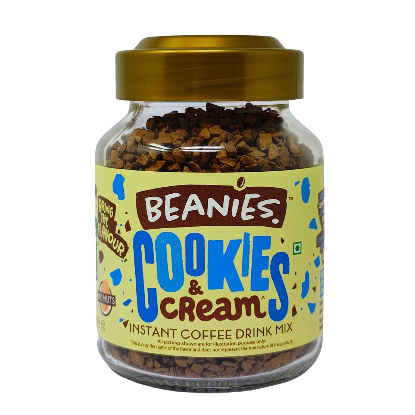 Beanies - Cookies and Cream Flavour Instant Coffee (50g)