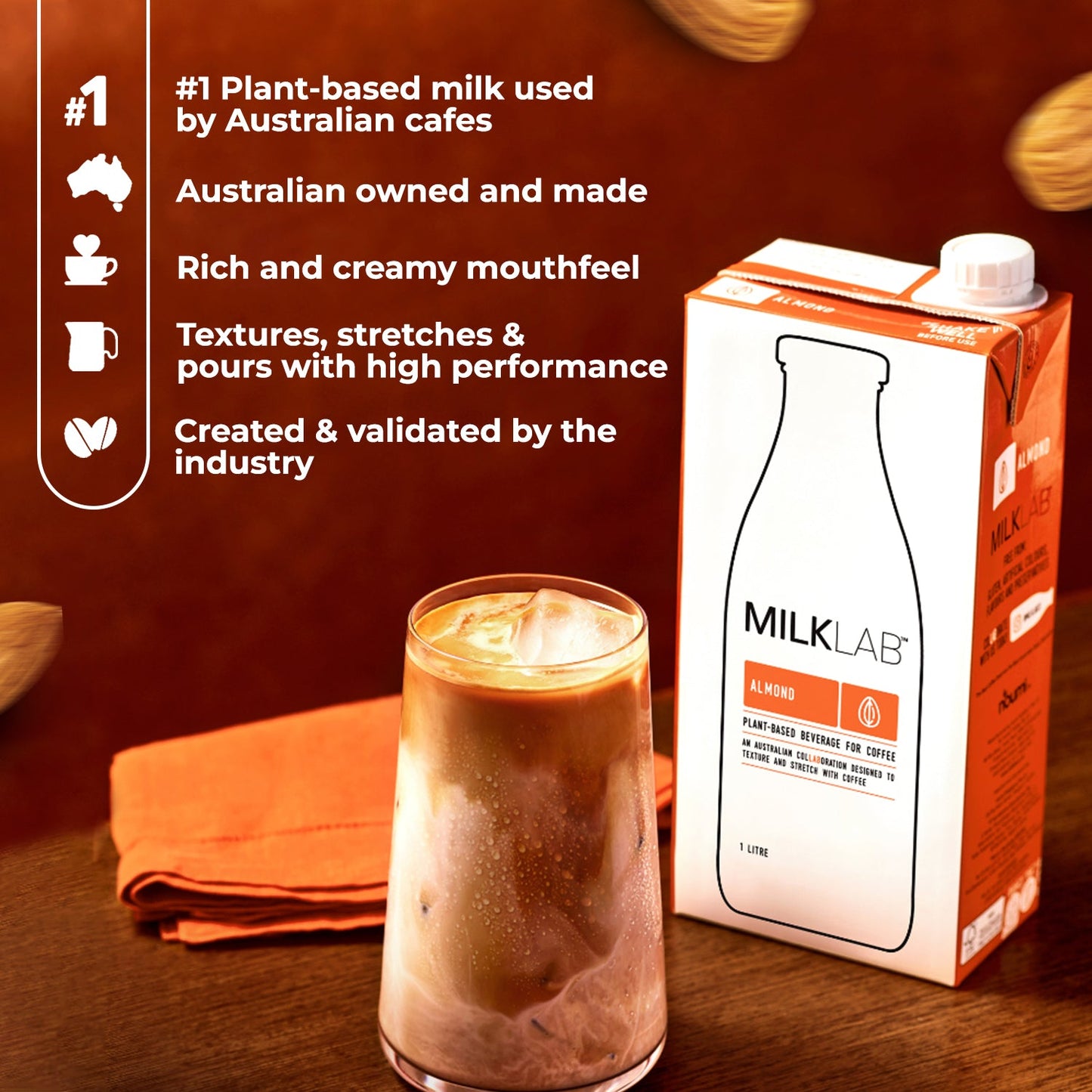 Vegan almond milk