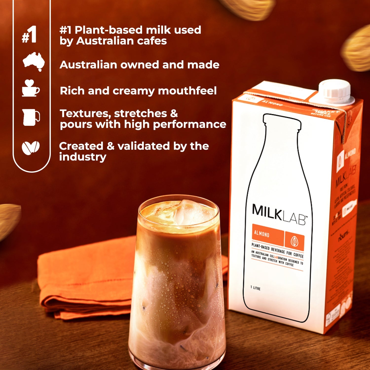 Vegan almond milk