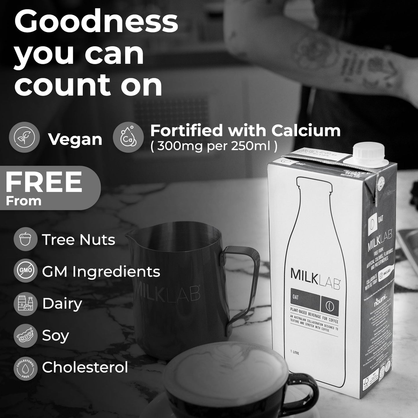 MILKLAB - Oat Milk for Lattes | Plant Based | Vegan | Lactose Free