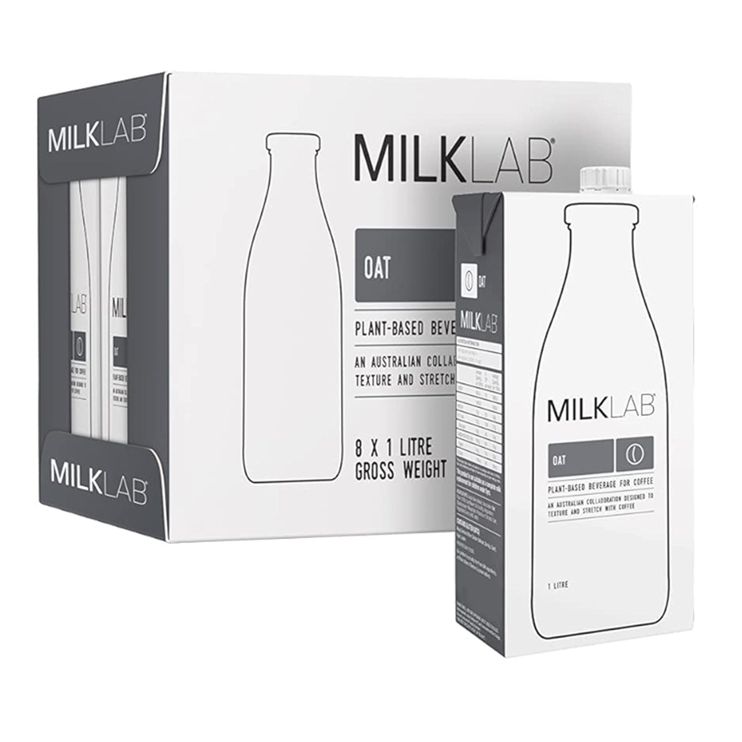 MILKLAB Oat Milk for Lattes | Plant Based | Vegan | Lactose Free