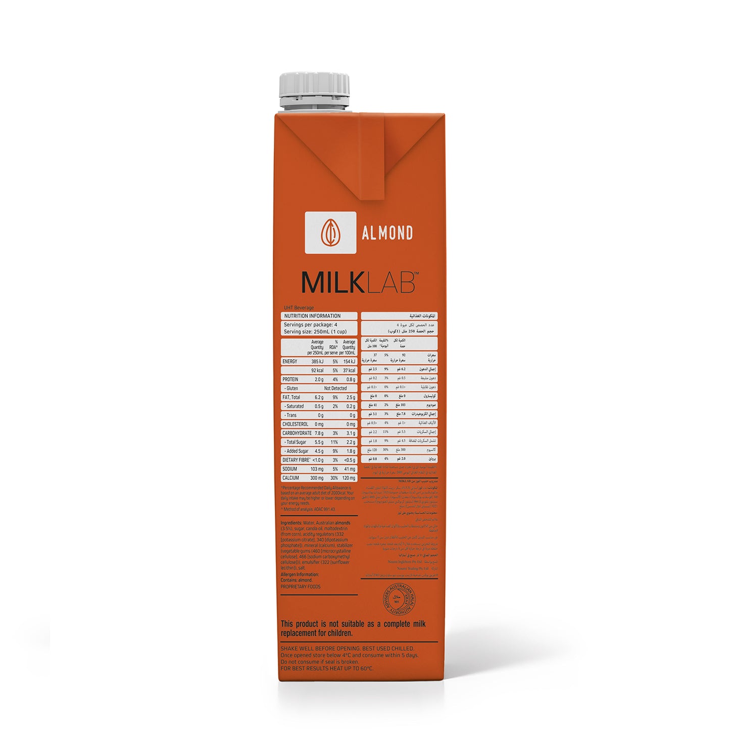 MILKLAB Almond Milk | Plant-Based & Barista-Ready