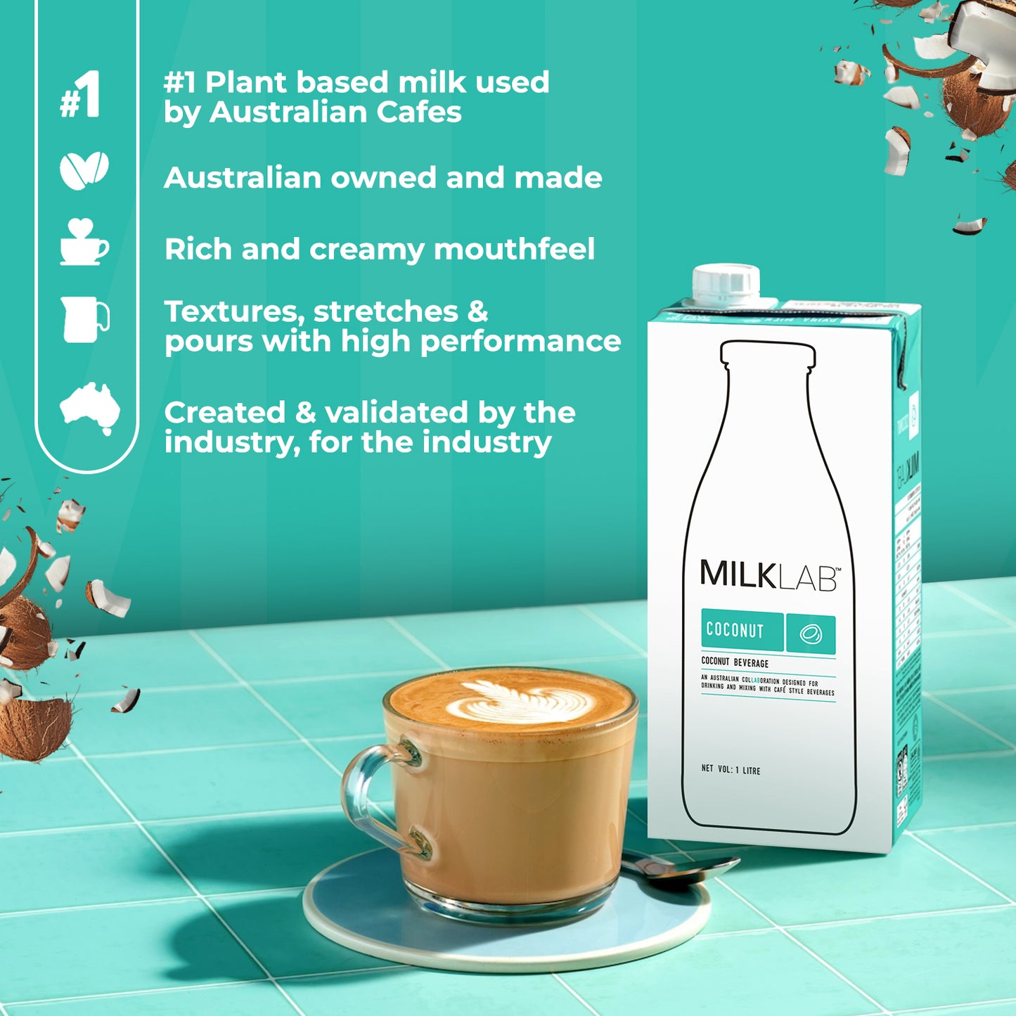 MILKLAB Coconut Milk | Lactose-Free & Barista-Ready