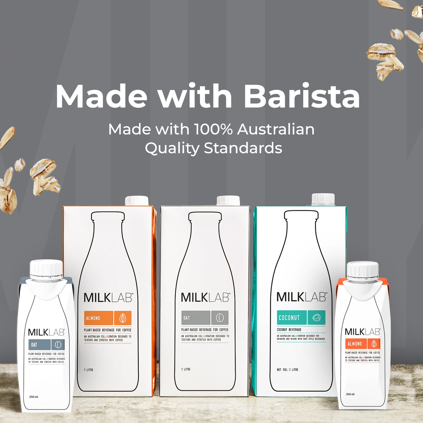 MILKLAB Oat Milk for Lattes | Plant Based | Vegan | Lactose Free