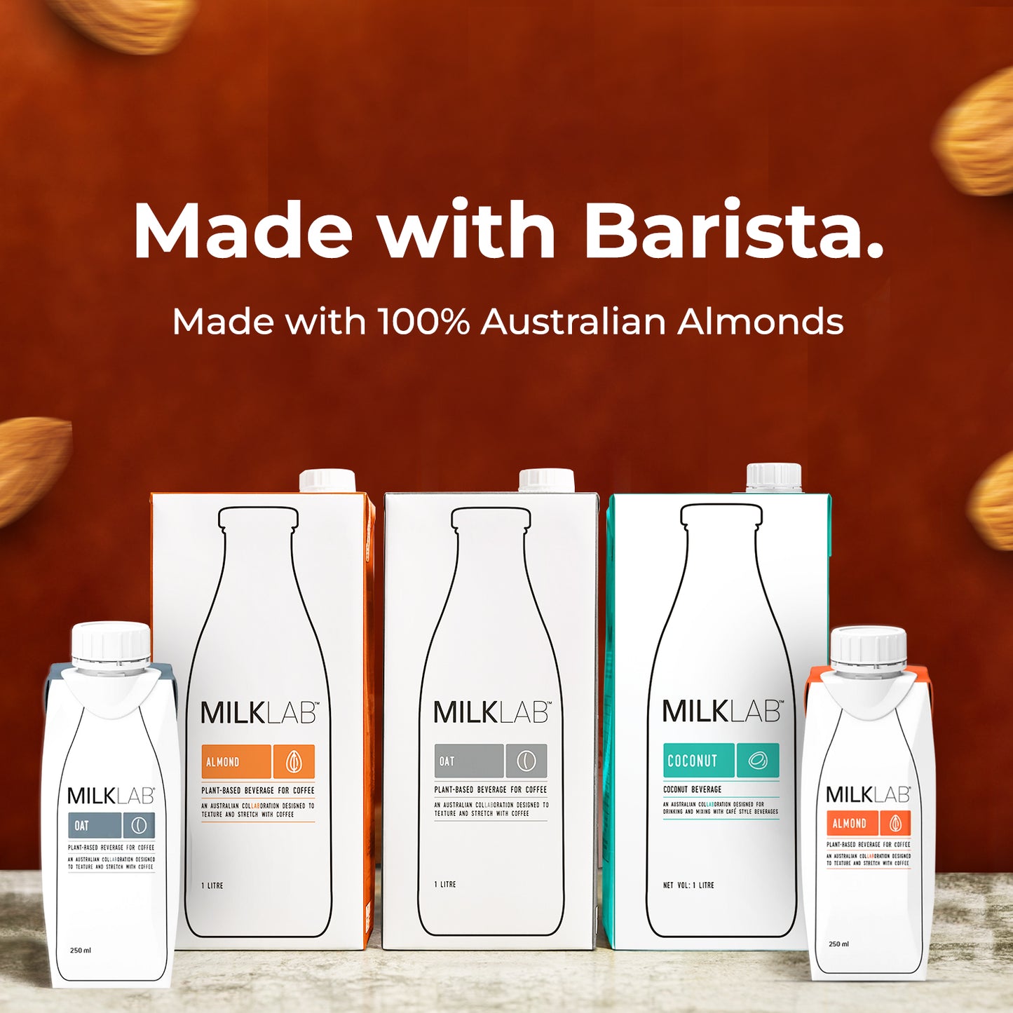 MILKLAB Almond Milk | Plant-Based & Barista-Ready