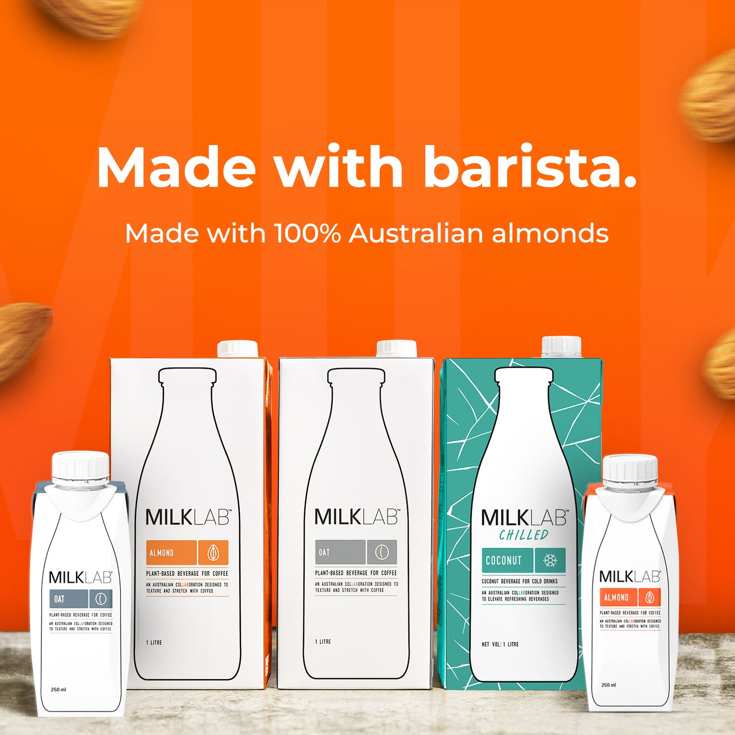 MILKLAB Almond Milk | Plant-Based & Barista-Ready