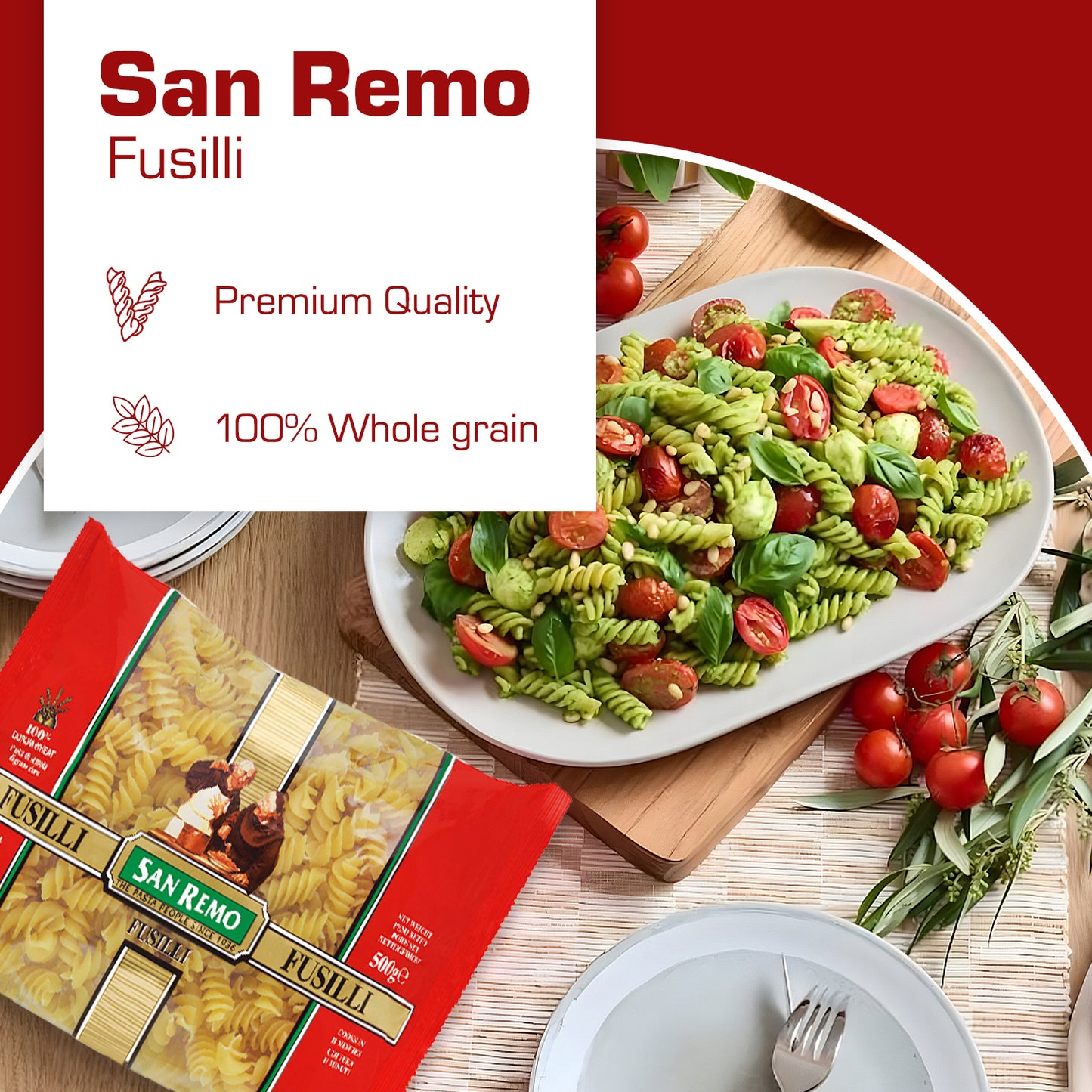 San Remo - Fusilli Pasta (500g)