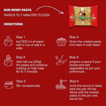 San Remo - Fusilli Pasta (500g)