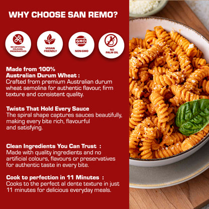 San Remo - Fusilli Pasta (500g)