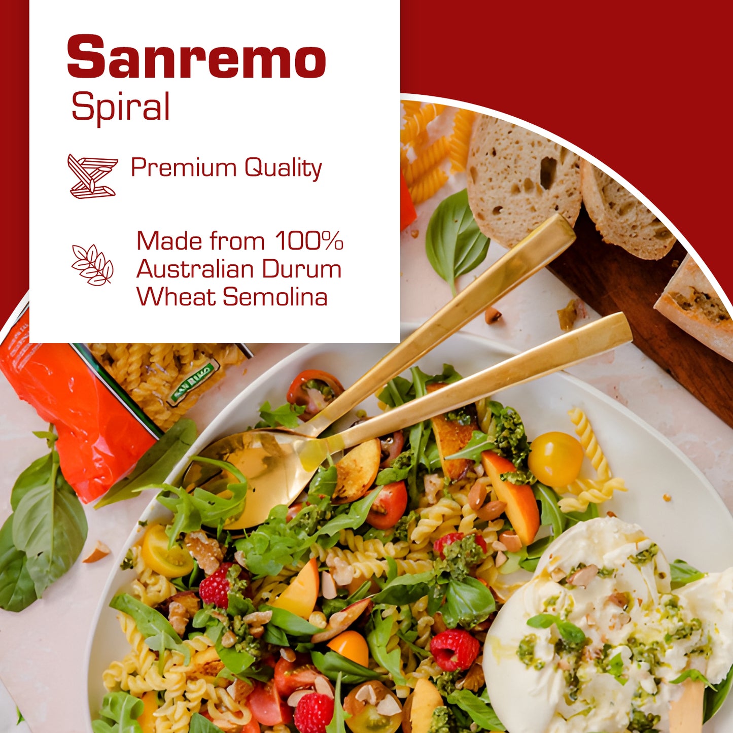 San remo Veg Spirals Pasta, 375g