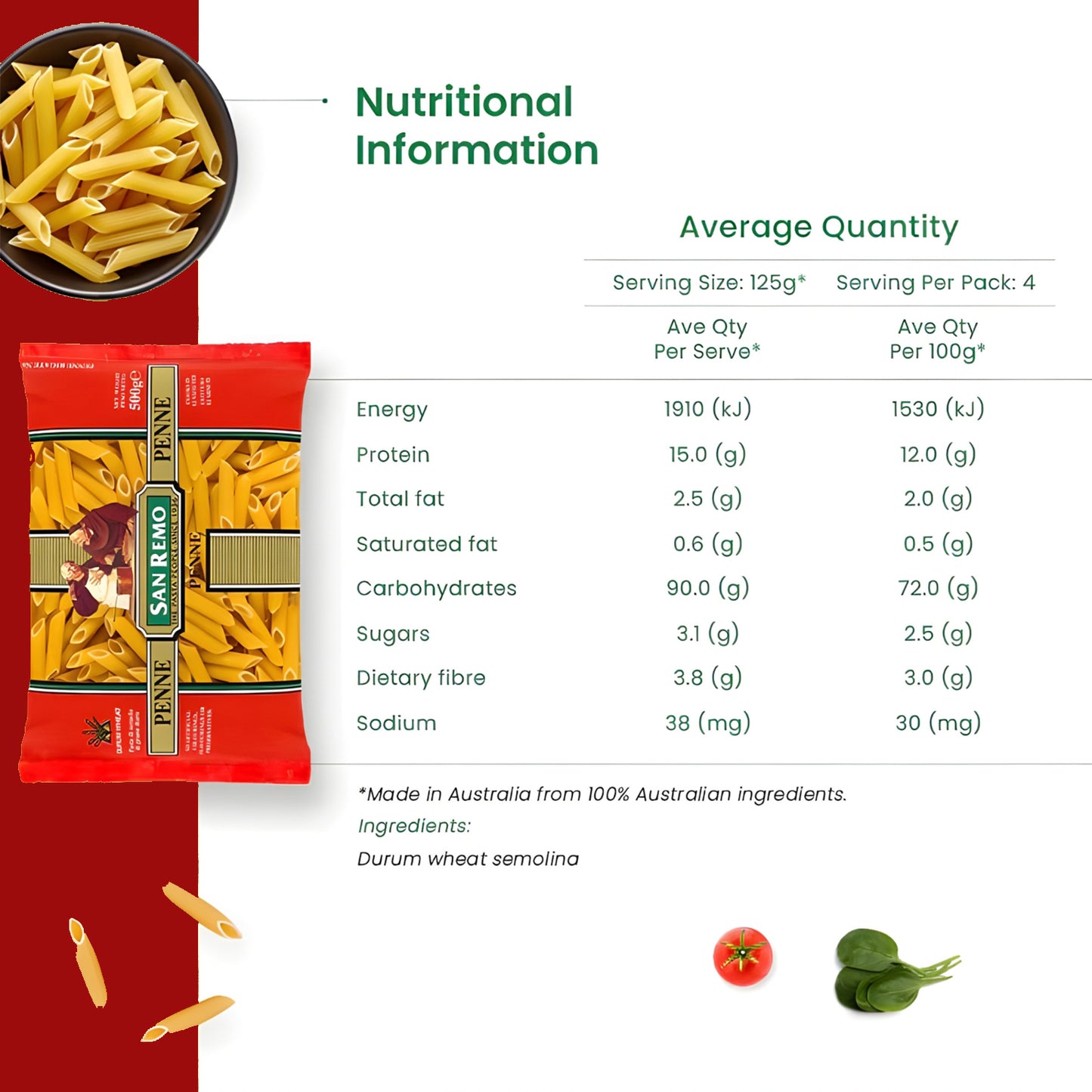 San Remo - Penne Pasta (500g)