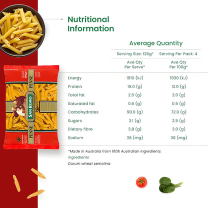 San Remo - Penne Pasta (500g)