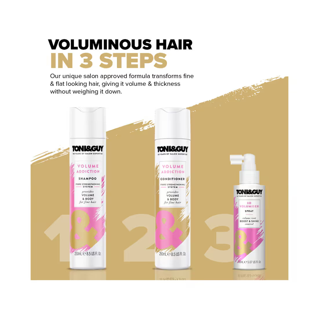 Toni&Guy Volume Addiction Conditioner for Fine Hair – 250ml