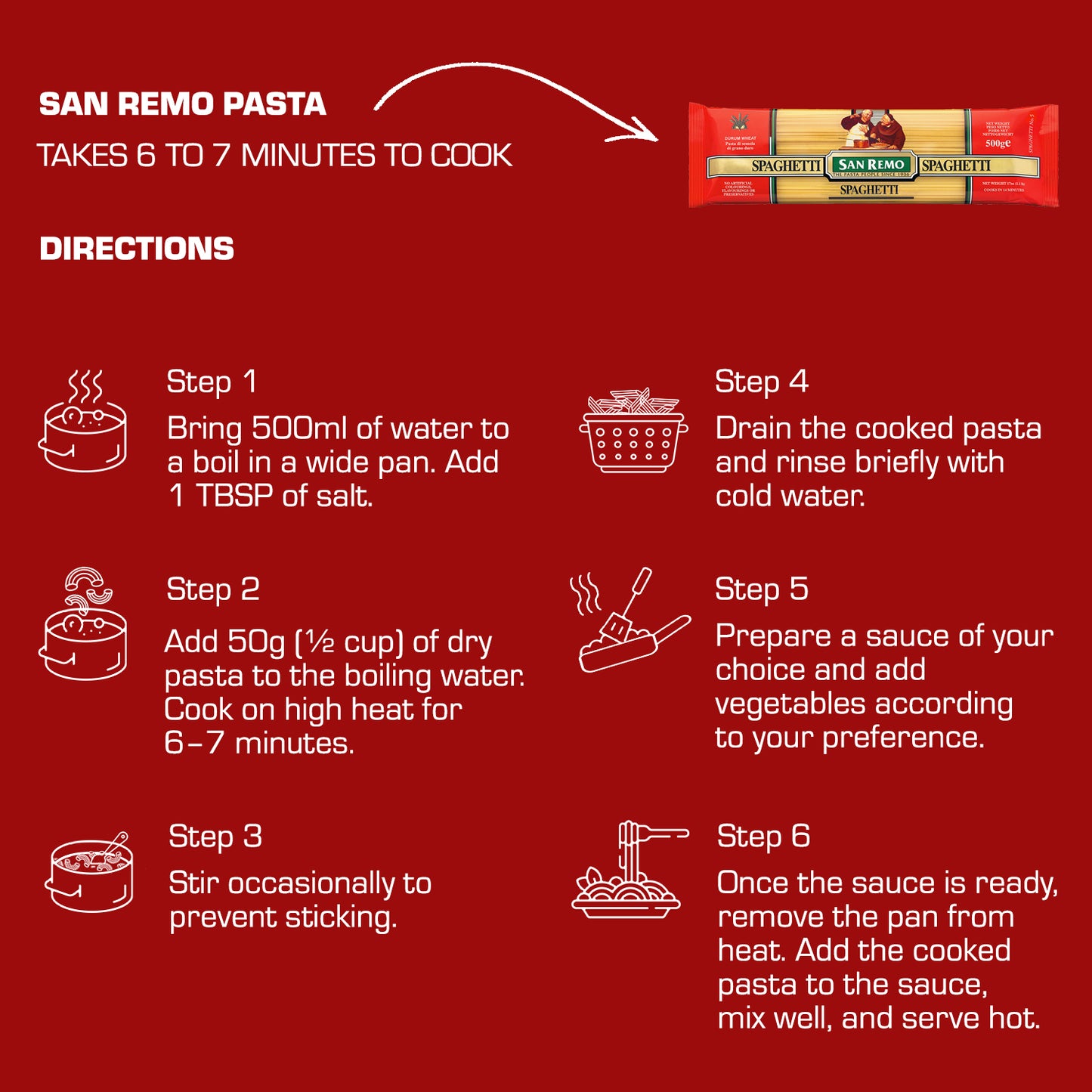 San Remo - Spaghetti Pasta (500g)