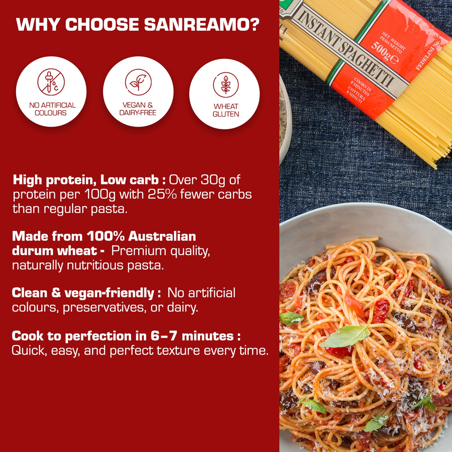 San Remo Spaghetti Pasta, 500g
