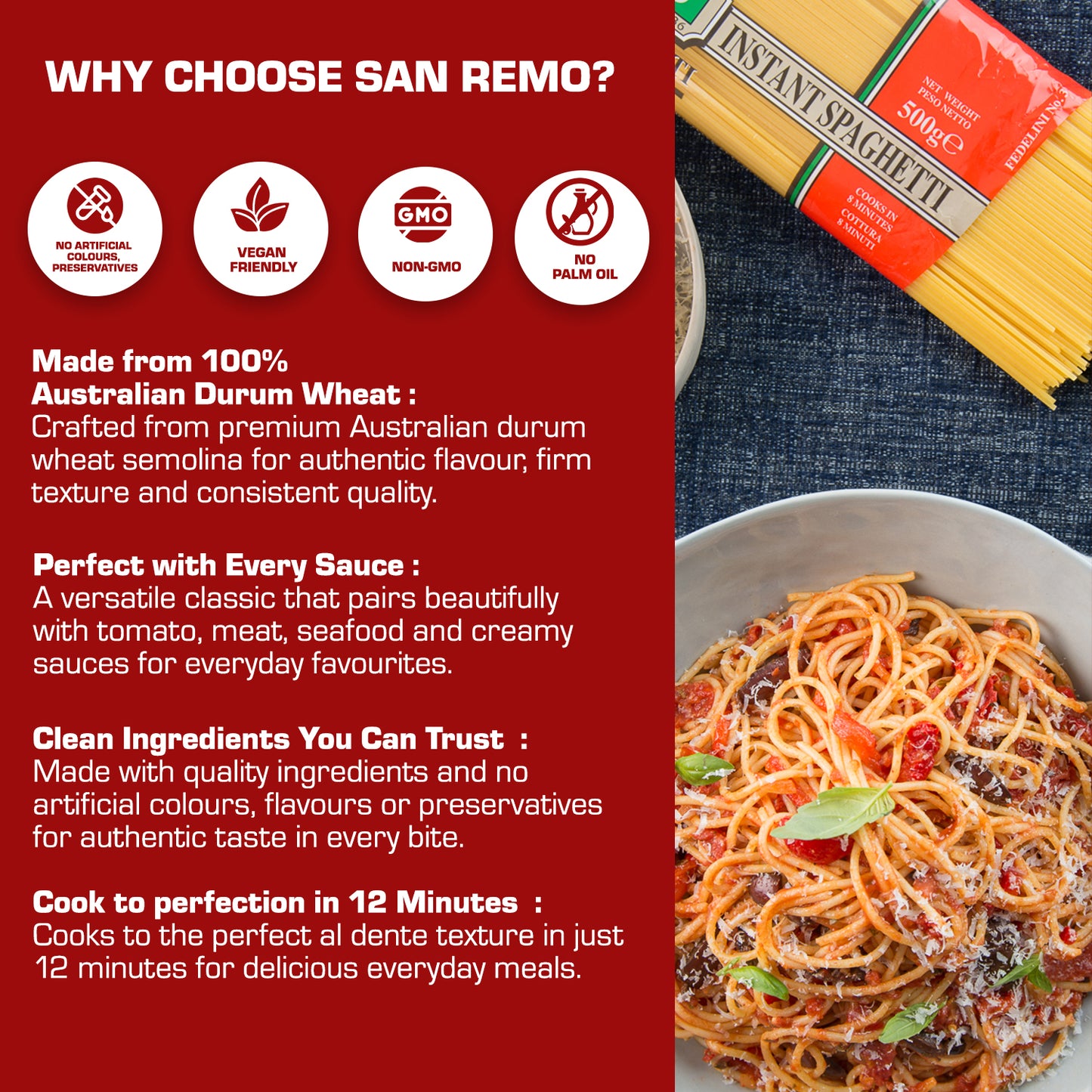San Remo - Spaghetti Pasta (500g)