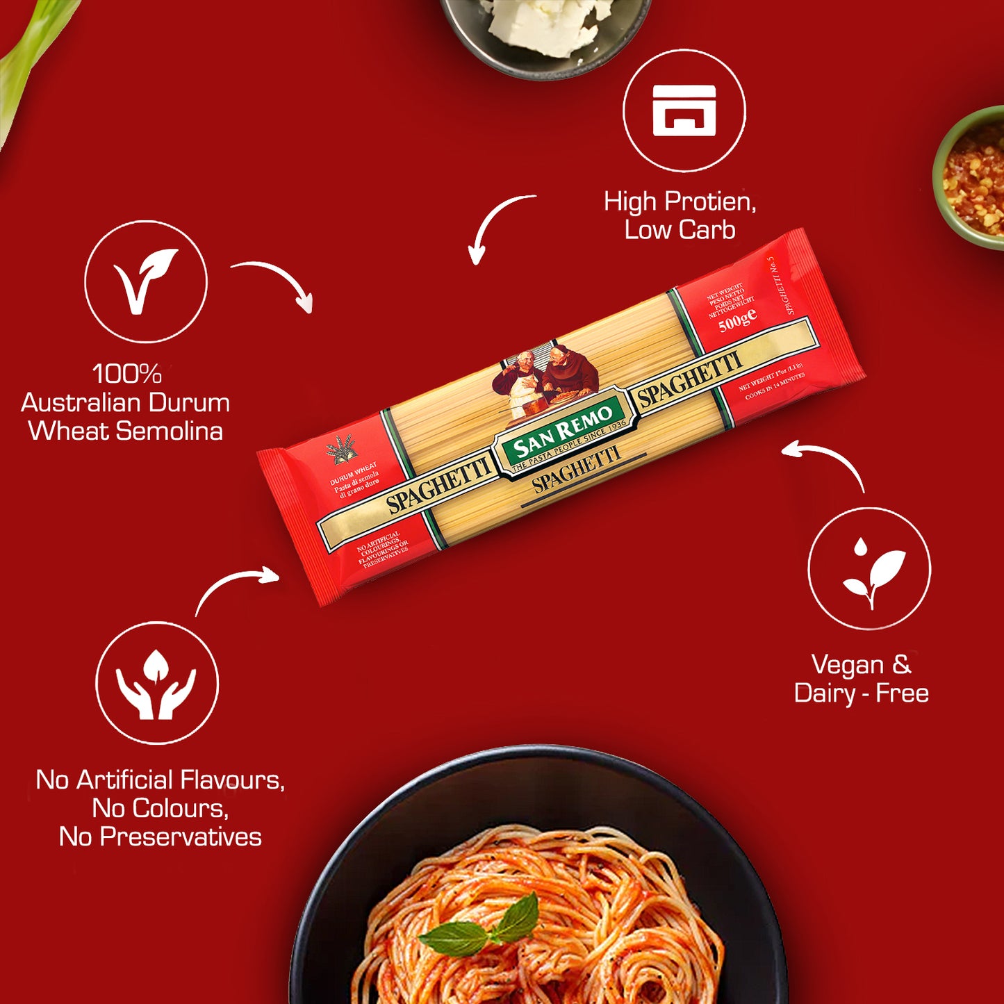 San Remo - Spaghetti Pasta (500g)