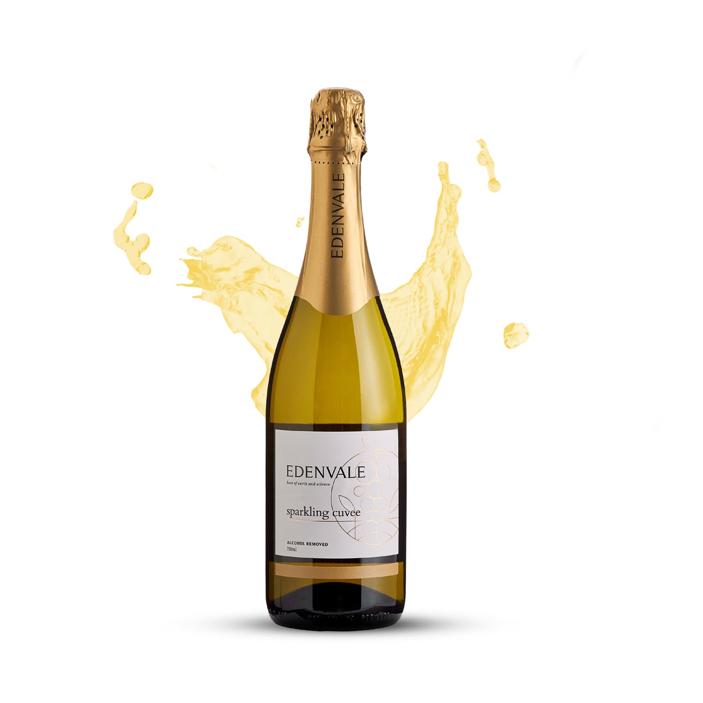Sparkling Cuvee Wine Without Alcohol