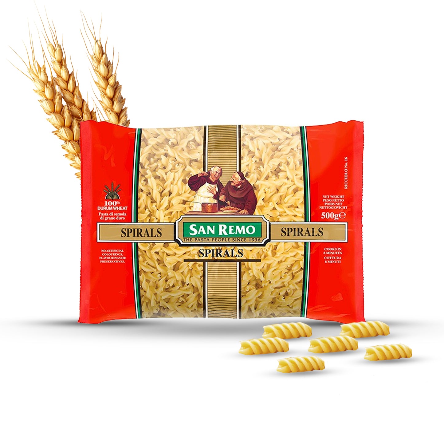 San remo Veg Spirals Pasta, 375g